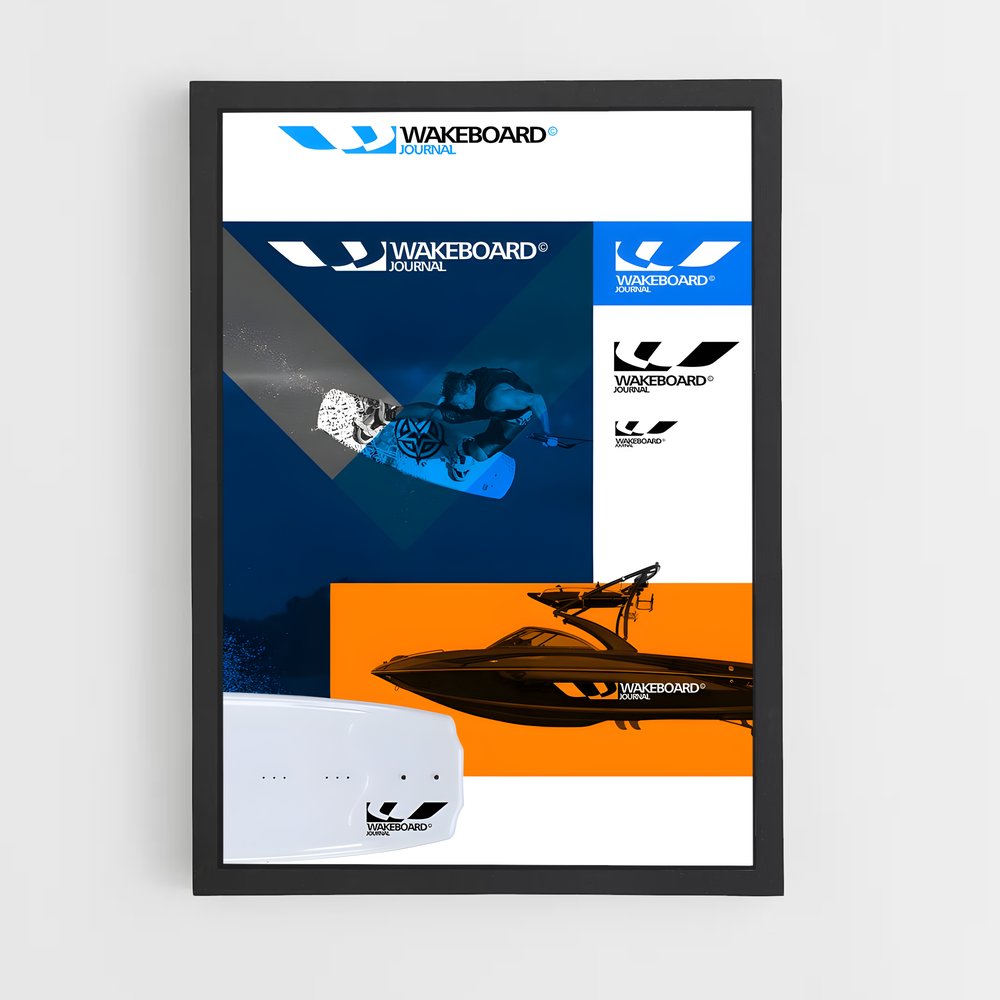 Poster Wakeboard Fever – affiche Wakeboarding (vue 2)